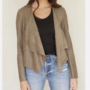 Blank NYC Snake Print Faux Leather Jacket